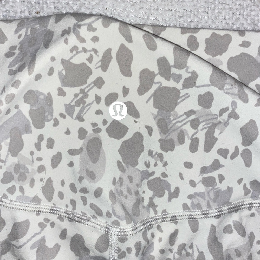lululemon athletica Gray Patterned Leggings